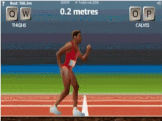 Animation from the game QWOP