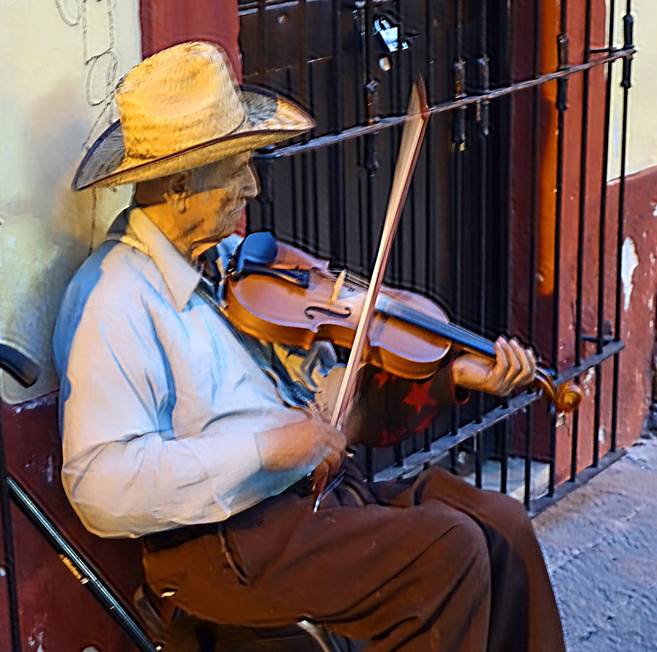 A person playing a violin

Description automatically generated with medium confidence