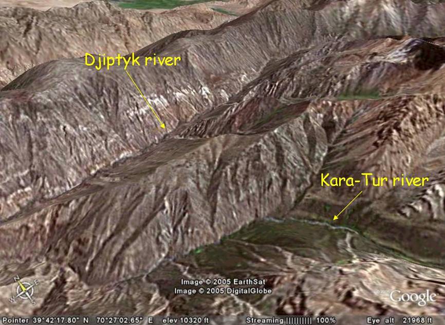 A satellite view of a mountain range

Description automatically generated