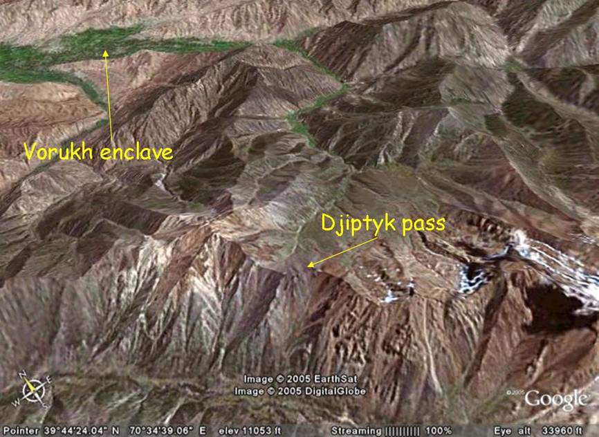 A satellite view of a mountain range

Description automatically generated